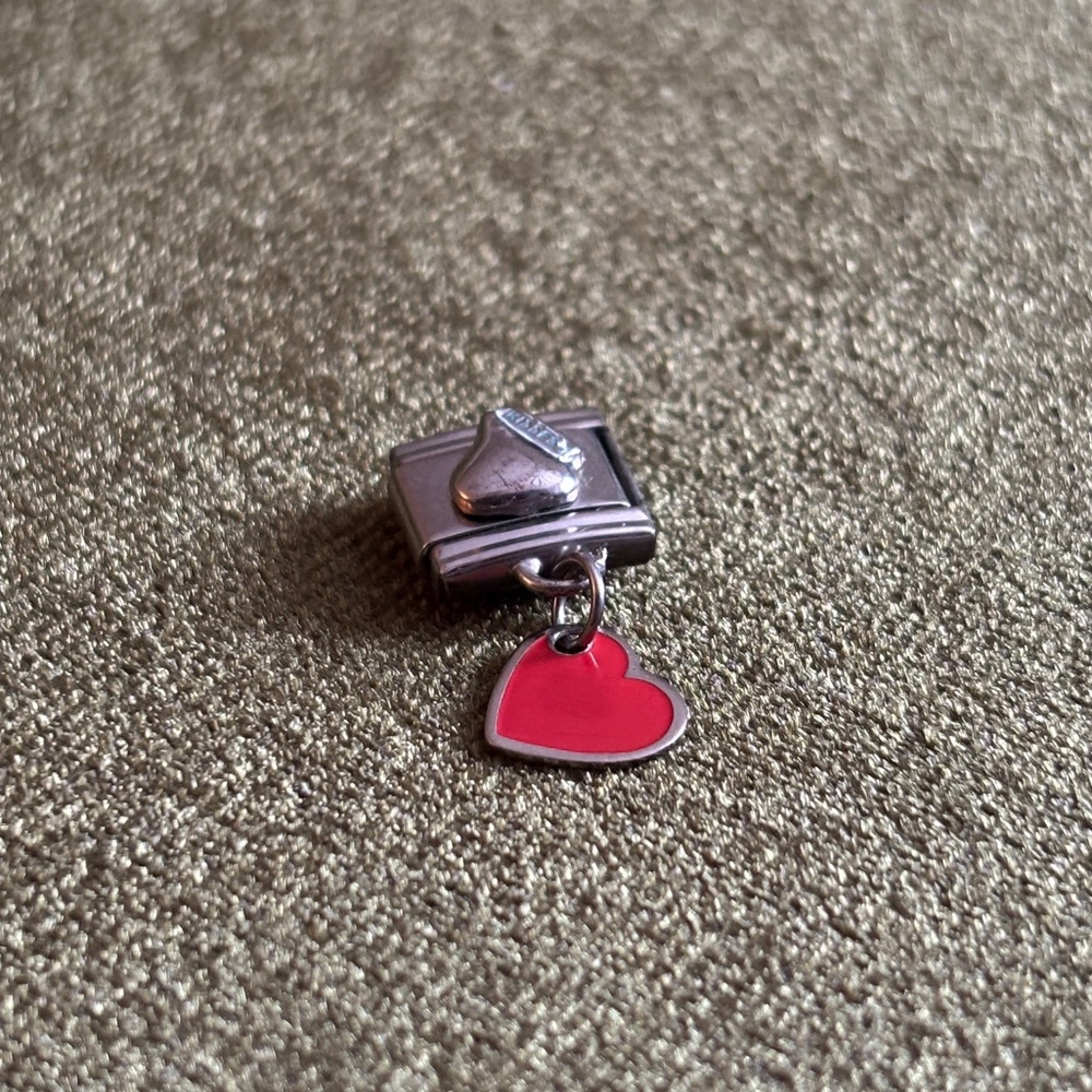 🍫 Vintage Hersheys Kiss Italian bracelet single charm (2003)
